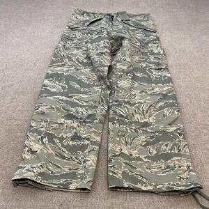 Tennier Industries Pants Mens Medium Reg Camo Rain Cargo Waterproof Tiger Stripe